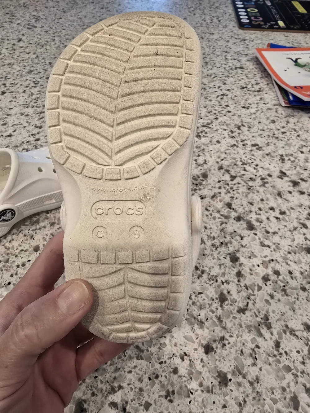 Toddler Kid Crocs C 9 White